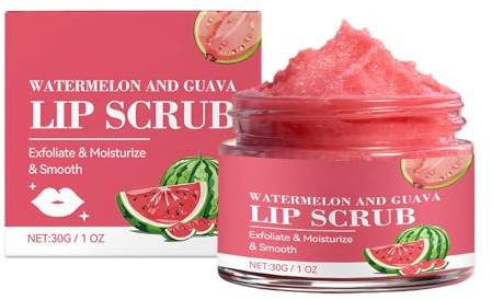 Gommage Exfoliant Éclaircissant pour les Lèvres Baume Exfoliant 30g | Exfoliant Parfumé Éclaircissant Hydratant Pour Lèvres pour le Soin des Femmes Routine Quotidienne Préparation au