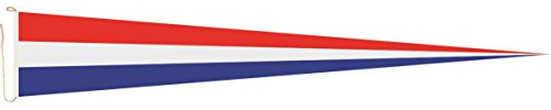 U24 Langwimpel Niederlande Fahne Flagge Wimpel 250 x 40 cm Premiumqualität