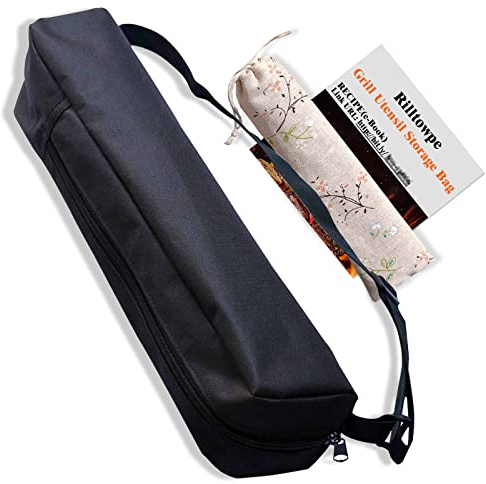Sac de Rangement pour Grill et Barbecue en Plein Air - Rangement d'Outils de Barbecue en Tissu Oxford - Pliable