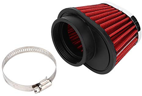 Filtre à air de Moteur, Accessoire de Filtre à air de Moteur de tête de Champignon de Moto, Nettoyeur de Filtres D'admission d'air de Moto, pour Moto Scooter ATV(55mm)