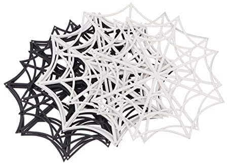 Abaodam 12stücke Halloween-spinnennetze Dekorative Spinnweben Realistische Künstliche Spinnennetze Für Partydekorationen Und Ornamente