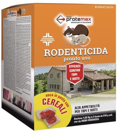 Generico RODENTICIDA Pasta Rossa DF (3 Buste da 510g)