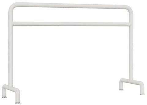 HamoM Ballettstange Ballettstange im Tanzraum für Kinder, Stabiler Metallrahmen, geeignet für Yoga und Pilates, Höhe 80–105 cm (Color : White, Size : 2.5M/8.2FT)