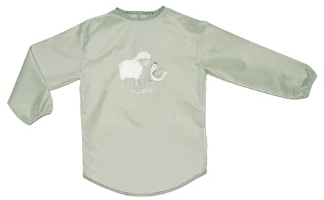 Little Dutch Schürze Malschürze Bastelschürze Langarm für Kinder grün - Little Farm