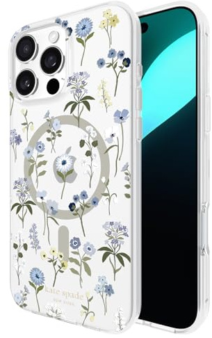 Kate Spade New York iPhone 16 Pro Max Case - Precious Bloom | Compatible with MagSafe - Lightweight Designer Case for iPhone 16 Pro Max with Anti-Scratch Coating and Precious Bloom Design