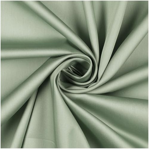 Baumwoll-Satin ab 50x150cm unifarben Oeko-Tex zertifiziert Meterware Baumwollstoff Satinstoff