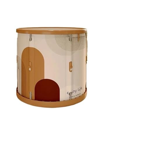 DEXEYSCA Baignoire Pliable Baignoire Ronde Pliante, Baril de Bain Domestique, Bidet de Salle de Bains, Camping en Plein air, Seau de Douche Portable pour Petite Salle De Bain