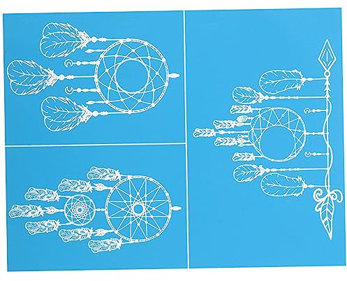 DIYEAH 1 Blatt Siebdruck-vorlage Perlen-kit Schablone Bausatz Tonperlen Markierungen Bildschirm -vorlage Vorlagen Für Schwarzer Siebdruck Einfügen Gittergewebe