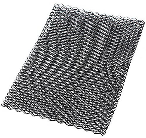 ABOOFAN Rejilla para Coche Malla para Parrilla De Aluminio 40x13 Pulgadas Malla Metálica para Parachoques Negro Personalizable para Protección Radiador Automóvil