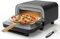 Horno de pizza eléctrico – 6 programas, 1700 W, máx. 450 °C, apto para pizzas de 32 cm – Multifunción 5 en 1: pizza, asar a la parrilla, mantener caliente, hornear y cocinar