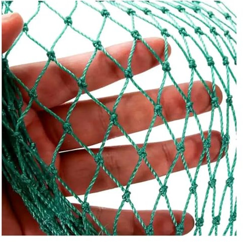 Robustes Vogelschutznetz für den Garten, 5 m x 10 m, 12 Teile 3 cm Maschen, schützt Pflanzen vor Hirschen, Hunden, Katzen und Hühnern, ideal zum Fechten und Angeln.