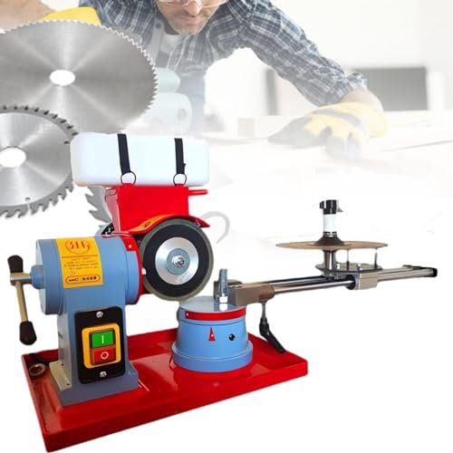XCSCUK Circular Saw Blade Sharpener, Angle Mill Grinding Machine, Saw Blade Sharpener Machine, for Sharpening Carbide Tipped Saw Blades