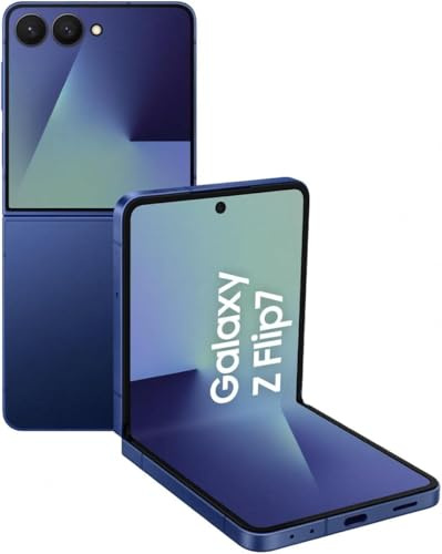 Samsung Galaxy Z Flip7, Smartphone Android 5G avec Galaxy AI, 256 Go, Smartphone déverrouillé, Bleu Nuit