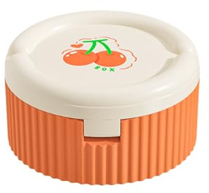 LUOFENG Bicchiere pieghevole da viaggio con scomparti staccabili per pillole e medicine, per escursioni all'aperto