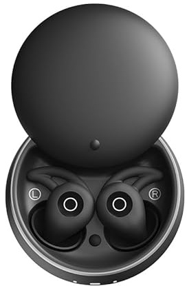 SWZEC Bluetooth Moto Earbuds,Built For Helmet Comfort (Black)