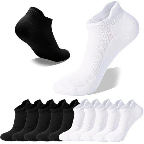 Wamicu Chaussettes Basses Femme 10 Paires Anti-transpiration Coton Courtes