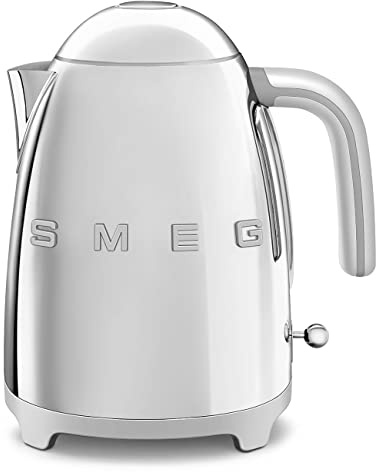 50’s Style Jug Kettle, Soft Opening, 360 Swivel Base, Anti-Slip Feet, 300W, 1.7L, Stainless Steel
