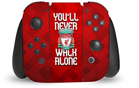 Head Case Designs Offizielle Liverpool Football Club YNWA Kunst Vinyl Haut Gaming Aufkleber Abziehbild Abdeckung kompatibel mit Nintendo Switch Joy-Con Controller