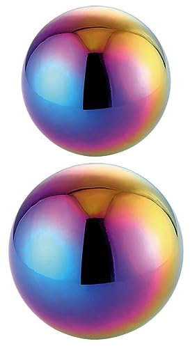 10 pcs réflecteur de jardin globe réfléchissant sphères de miroir boule réfléchissante de jardin boule creuse brillante boule réfléchissante de patio sphères réfléchissantes globe d'observation pelou