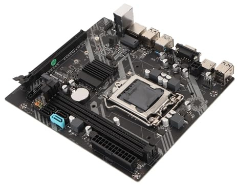 LGA1151 Motherboard, DDR3 Motherboard Dual Channel mit PCIE X16 Erweiterungs Platz, 6 Kanal Audiochip, Motherboard für Crypto Currency Mining