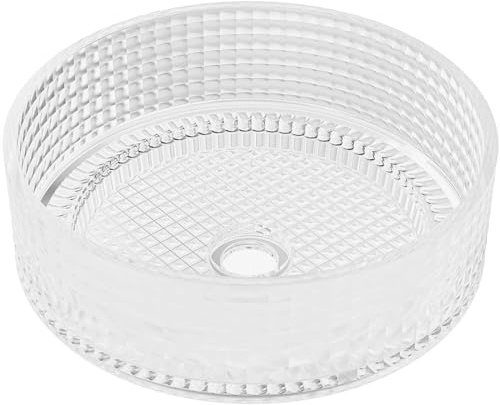 Mexen 24053700, Lavabo da appoggio in vetro Lira, Transparent