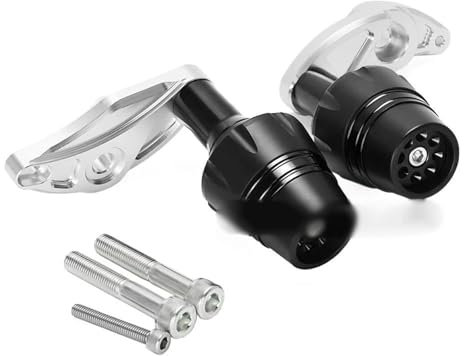 HYRHEV Motorradzubehör Motorspule Fallschutzpolster Rahmen Sliders Crash Protector Für YZFR1 YZF R1 2007-2008 Motorhaube(Schwarz)