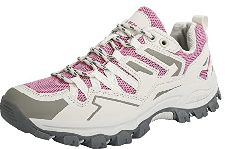 Scarpe da Montagna Donna Scarponi Trekking Elasticizzati Impermeabili Scarponcini Trekking Slim Fit Scarpe Montagna Taglie Forti Comodi Scarpe Escursionismo Sportive Scarpe Donna Antiscivolo