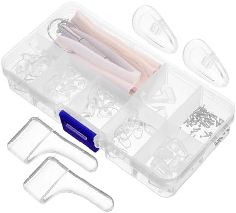 Ipetboom Nasenpads Für Brillen Aus Silikon Nasenkissen Für Kunststoffrahmen Brillennasenpads Zum Reparieren Nasenstegpads Für Vollrandbrillen Und Sonnenbrillen