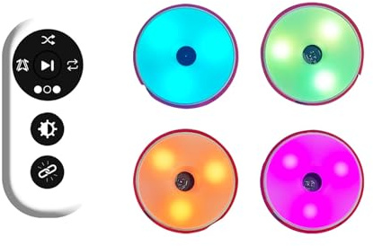 HHCCTEO Agile Reaction Training Light Set - Attrezzatura Leggera per l'agilità Sportiva per l'allenamento di velocità e Reazione Rapida(4PCS)
