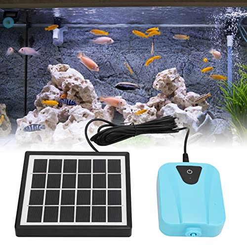 Riscaldatore del Laghetto Solare, Aeratore di Laghetto Solare AC/DC Dual - Utilizzare Pompa per Ossigenatore Aeratore Solare AP003 Pompa 'Aria Ad Aria a Energia Solare per