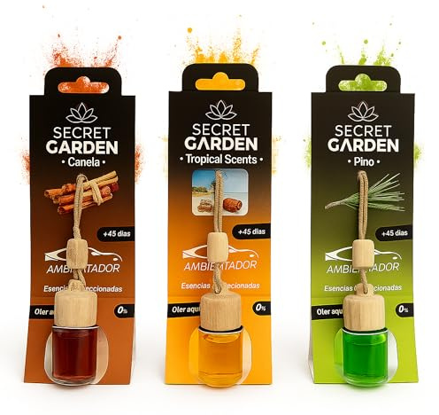 Ambientador para Coche | Duradero y Fresco | Elimina Olores y Deja un Aroma Agradable | Fácil de Colocar | Para Vehiculo, Hogar, Oficina