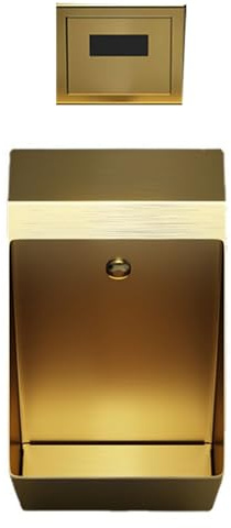 LJTHUU Urinoir à capteur Automatique, urinoir Mural en Acier Inoxydable, Toilettes de Salle de Bain, urinoir Vertical à Induction, pour hôtels, magasins, etc.