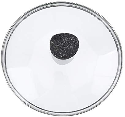 Pannlock Byte av pannlock Transparent glaskastrulllock för att passa alla sås- och stekersättningslock (18cm)