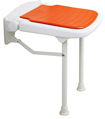 VVHUDA Badezimmer-Klapphocker, Sitzhocker gegen die Wand, Duschhocker, Klappstuhl, Wandstuhl, Wickelhocker (Hocker) small Gift