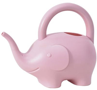 budiniao Pot d'eau en Plastique avec Animaux de Dessin animé, même Distribution d'eau, Large Application, Pot d'eau de Jardinage, arrosoirs, éléphant Rose