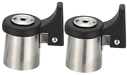 PRETYZOOM 2pcs Stainless Steel Whistling Kettle Flute Water Boil Alarm for Gas and Induction Stovetops Kitchen Teapot Accessories