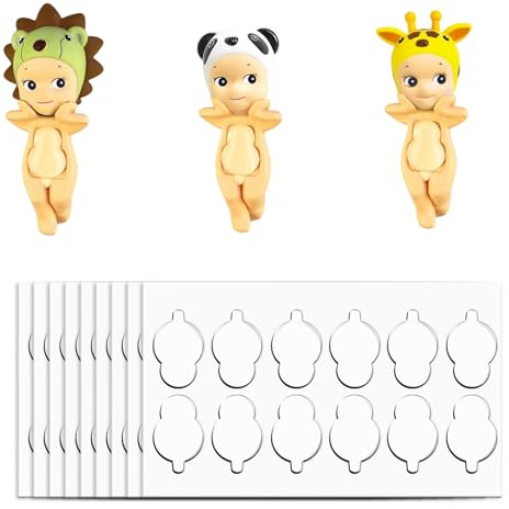 Mrltau 108 Stück doppelseitige Klebepunkte für Sonny Baby, Transparente Klebepunkte, Kleine Aufkleber für Home Office Dekoration