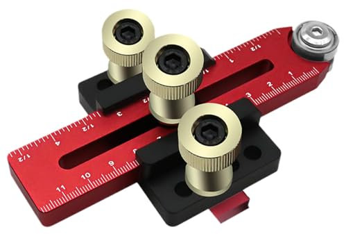 Walopola Jig sottile per lavorazione del legno – Guida per fresatrice da tavolo in lega di alluminio, forniture per la lavorazione del legno per seghe da tavolo, router e fresatrici