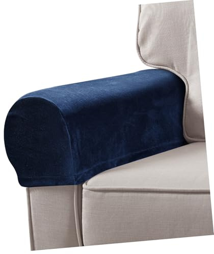 VALICLUD 2 pezzi Copri Bracciolo Elastico Protezione Antiscivolo e Comfort Colore Blu Adatto per Ufficio e Casa