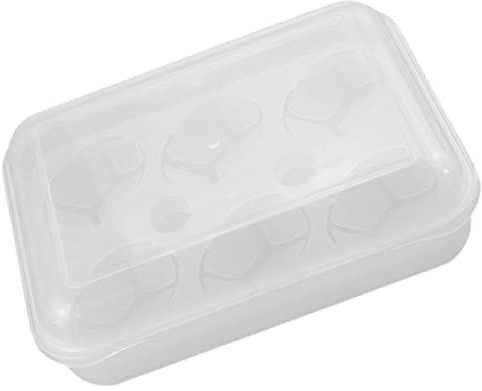 Homoyoyo Caja De Protección Para Huevos Huevera Reutilizable Transparente Organizador Para Guardar Huevos Cocina Portátil Para Picnic Camping
