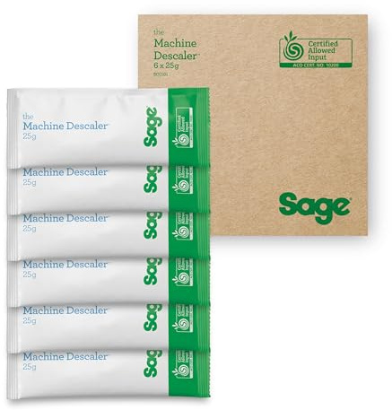 Sage - Descaler for Sage Coffee Machines and Kettles - Pack of 6