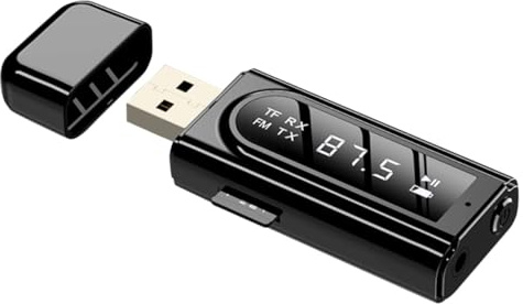 TOYZFRIENDY Ricevitore Wireless Per Auto Trasmissione Audio Modulatore Fm Mhz Lettore Scheda Di Memoria e Connessione Aux