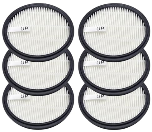 YUETTYY - Paquete de 3/6 filtros HEPA lavables y reutilizables de repuesto para aspiradora Ultenic U12 Vesla, kit de accesorios de filtro central de aspiradora (paquete de 6)