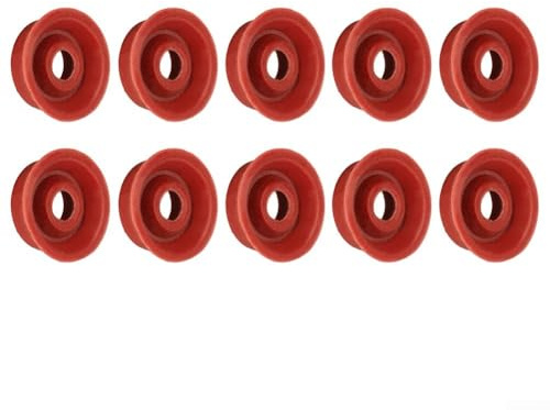 Juego de accesorios de anillo de sellado compatibles con máquinas de café, material de silicona adecuado para modelos totalmente automáticos sellado de válvula de drenaje seguro (10 piezas)