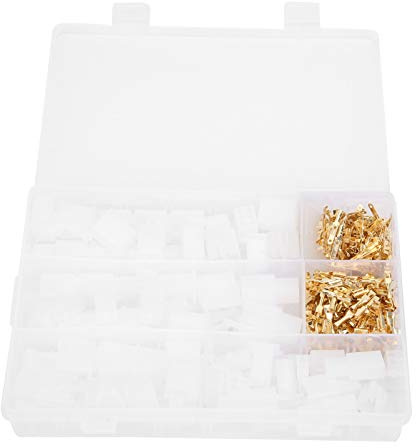 380Pcs Wire Connector Terminal Set, Electrical Terminal with Fixed Hook, 2.8mm 2/3/4/6 Way Wiring Connector Kit, Durable Industrial Supplies for Automotive Motorcycle Boat Snowmobi