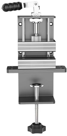 Perfeclan Étau de Golf pour Club de Golf, pour Le repositionnement des Grips, Compact, Professionnel et Robuste, pour la réparation des Grips et Le Serrage des, Support de Table à Pince