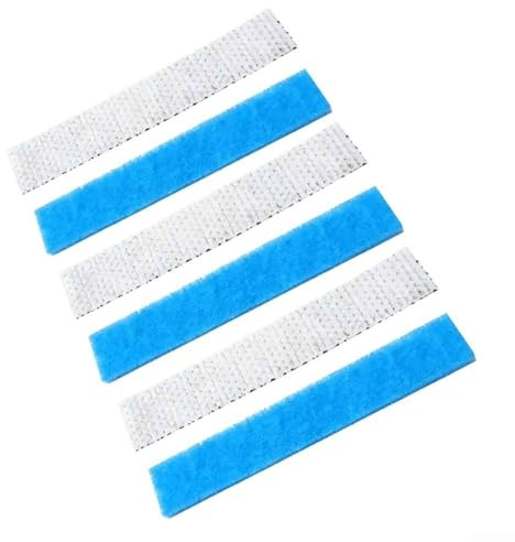 PureBowlic Split luftkonditioneringsfilterset för UTR-FA16 UTR-FA16-2 K9315361042, högdensitetssvamp förfilternät för dammborttagning, blå och vit (6 st)