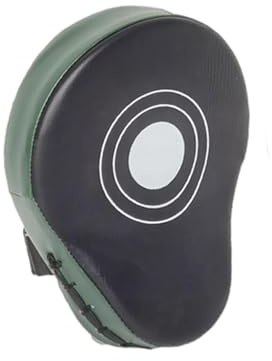 Boxpratzen Fokuspratzen Fürs Training, Schlagblockierpolster für Boxen, MMA, Muay Thai Und Materialsport, Gebogene Schlagpratzen, 24.5 cm x 20 cm x 4.5 cm