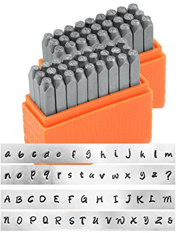 impressart- Basic Bridgette groß- und Kleinbuchstaben Metall Stempel Set