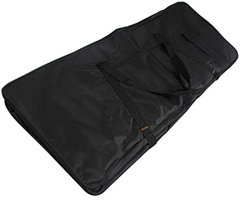 SDENSHI E-Piano-Tragetasche, 76 Tasten, Keyboard-Tasche Rucksack Gig Bag, 117 x 44 x 14cm, Reiß- und Wasserfest, Verstellbar Rucksackgurte, Schwarz